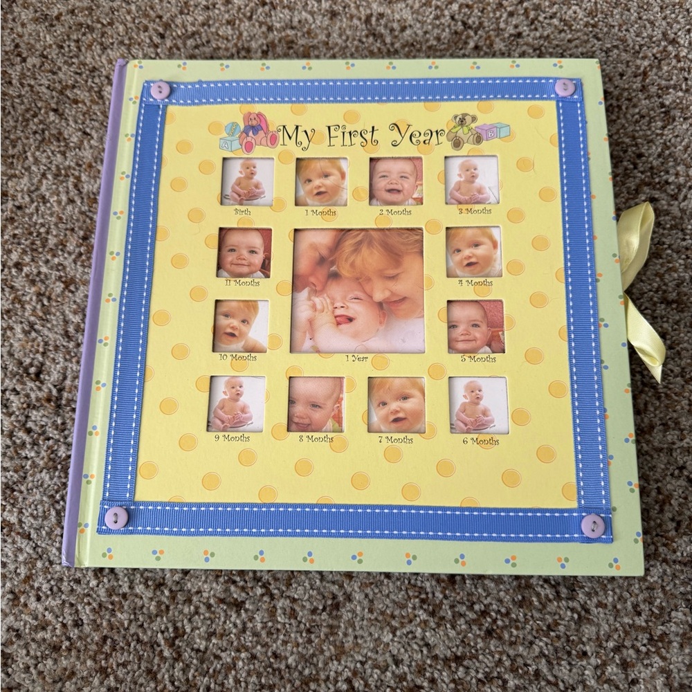 Yellow Baby Photo Album